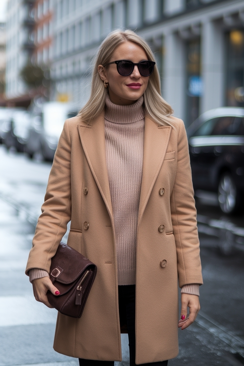 Camel Coat Outfit Winter Style Must-Haves outfit idea