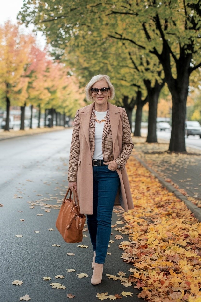 Casual Autumn Outfits for Women Over 50: Effortlessly Stylish outfit idea