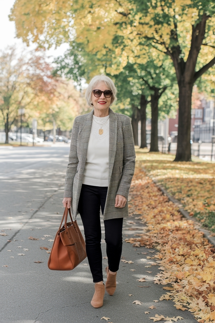 Casual Fall Outfits for Women Over 50: Seasonal Staples outfit idea