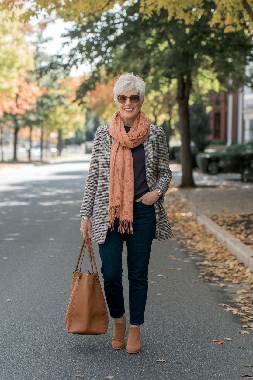 Casual Fall Outfits for Women Over 60: Elegant Looks outfit idea