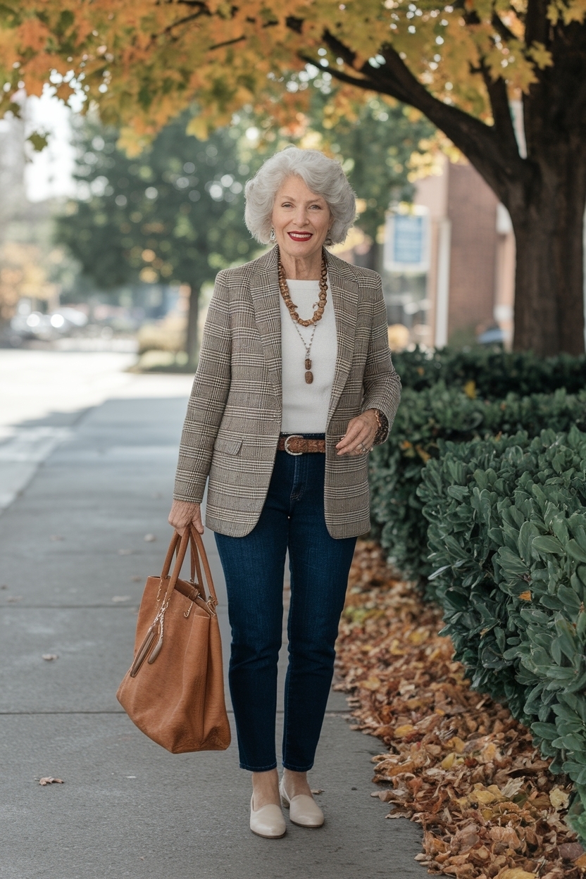 Casual Fall Outfits for Women Over 70: Timeless Fashion outfit idea