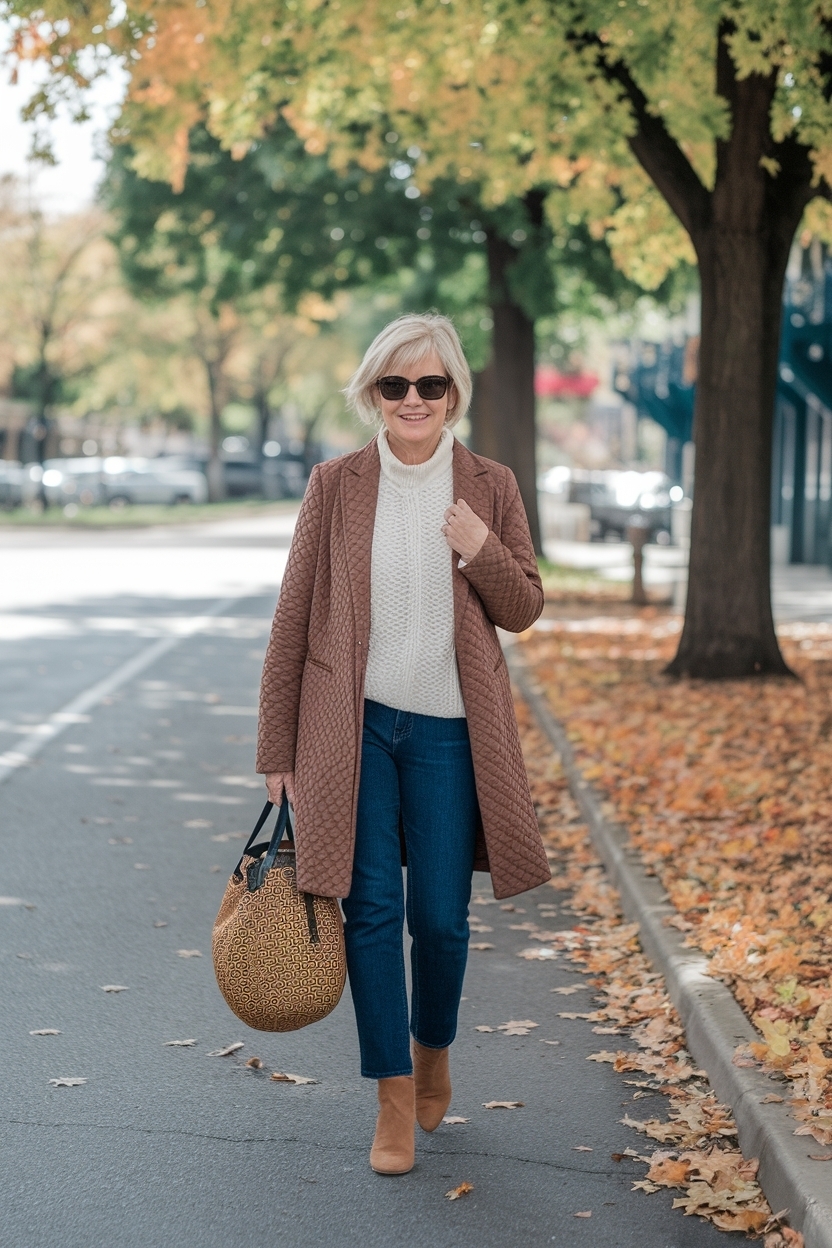 Casual Fall Outfits for Women Over Fifty: Trendy Ideas outfit idea