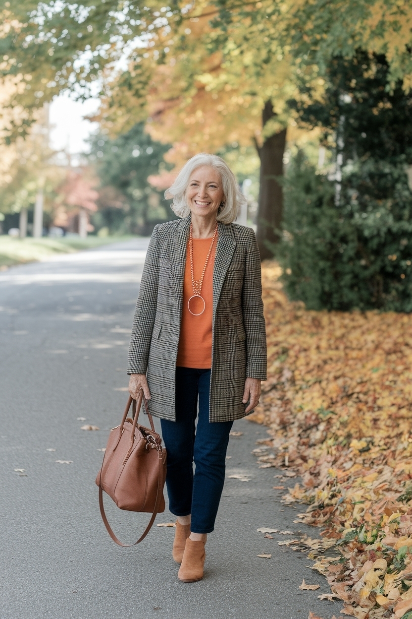 Casual Fall Outfits for Women Over Sixty: Effortless Style outfit idea