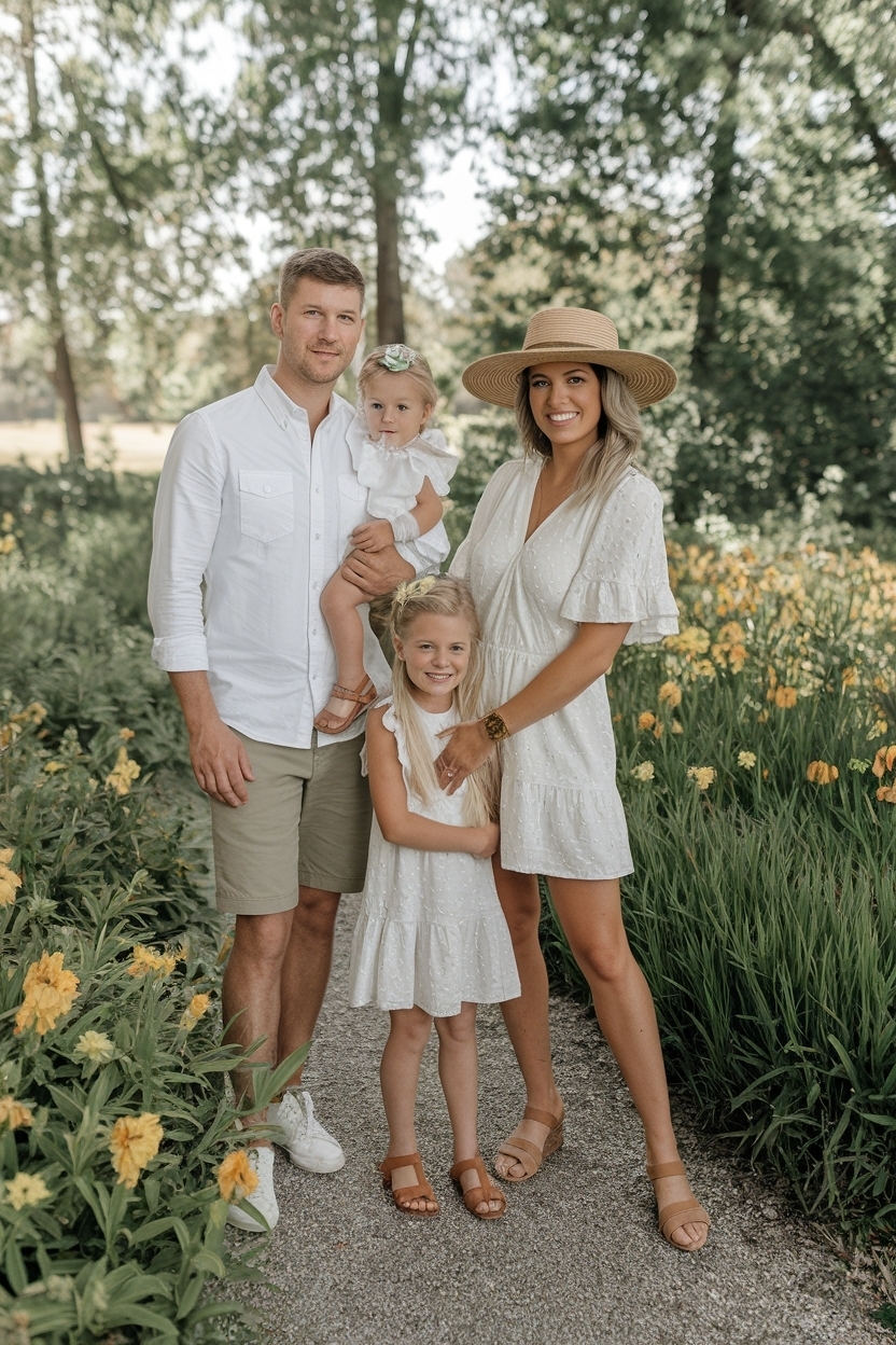 Casual Family Pictures Outfits Summer for Fun outfit idea
