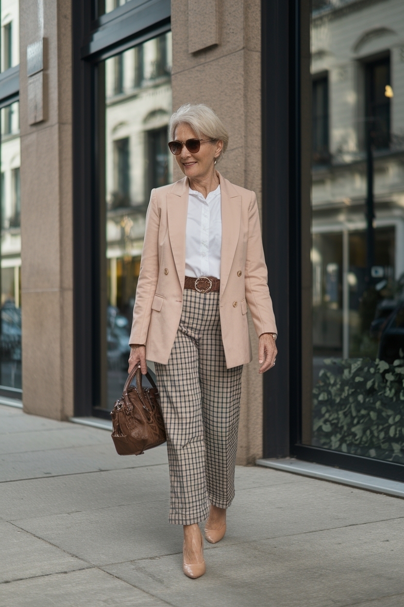 Professional Vibes: Casual Office Outfits for Women Over 50 outfit idea