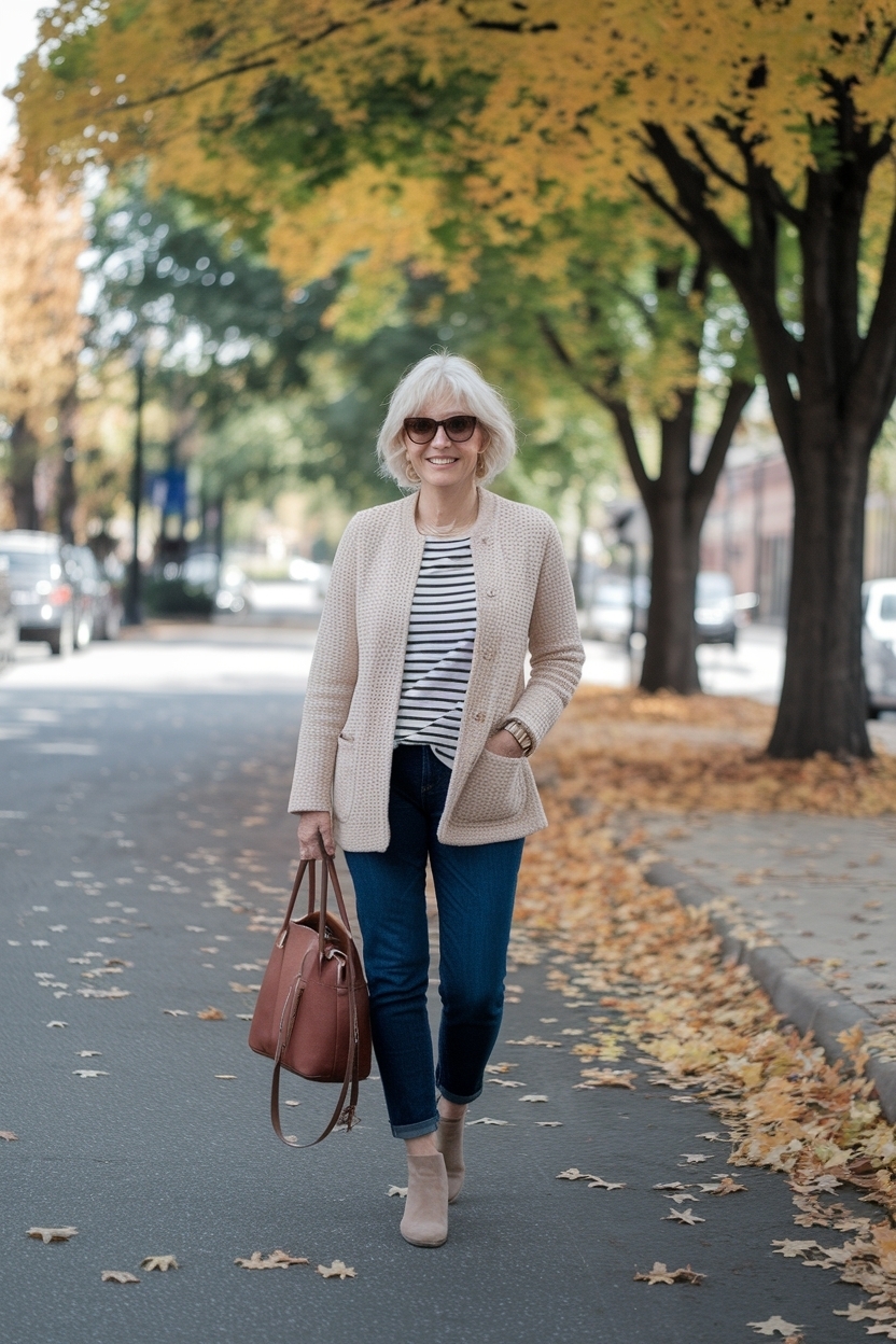 Casual Outfits for Women Over 50 Fall Essentials outfit idea