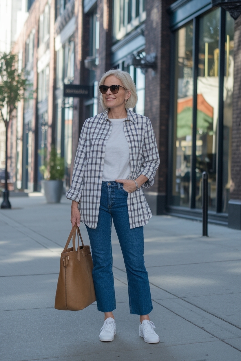 Casual Outfits Women Over 40 Mom Style for Effortless Elegance outfit idea