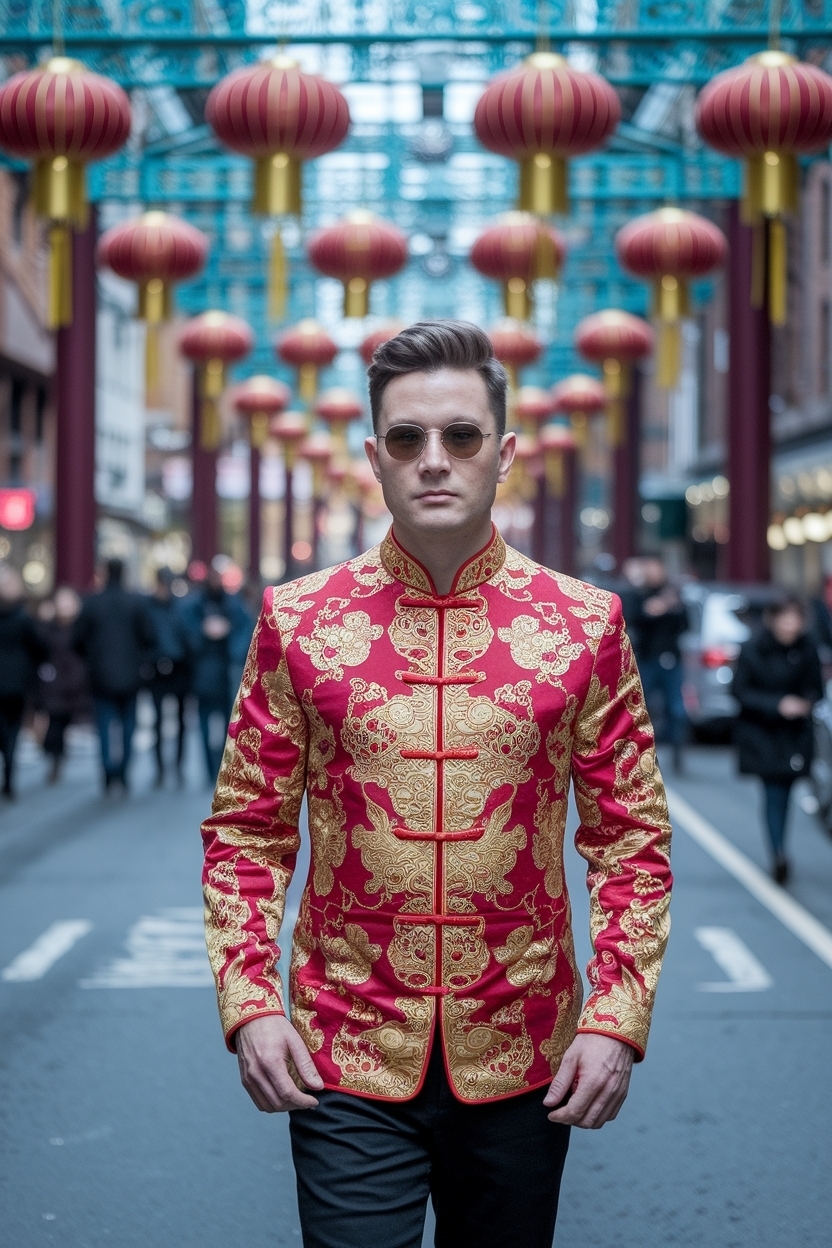 Stylish Chinese New Year Outfit Men for 2023 outfit idea
