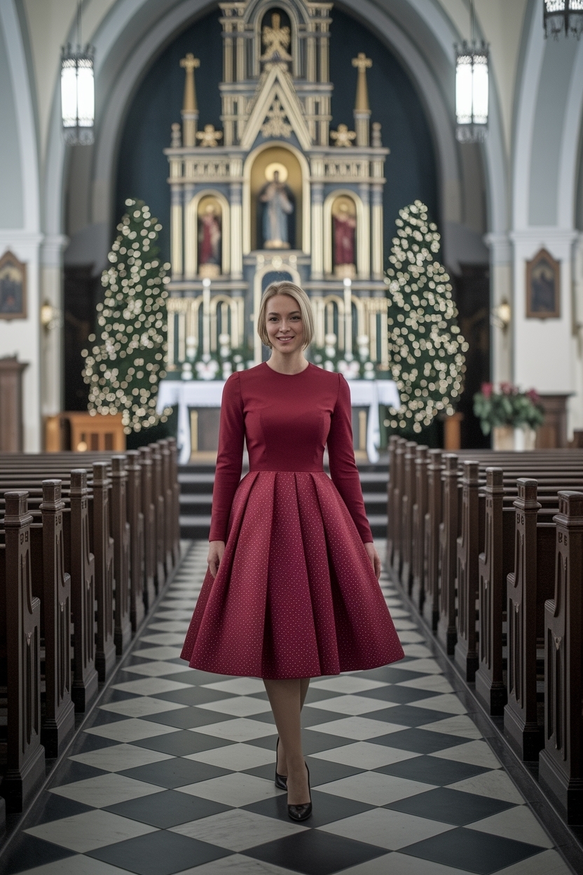 Christmas Eve Outfit Women Church The DR: Festive Inspirations outfit idea