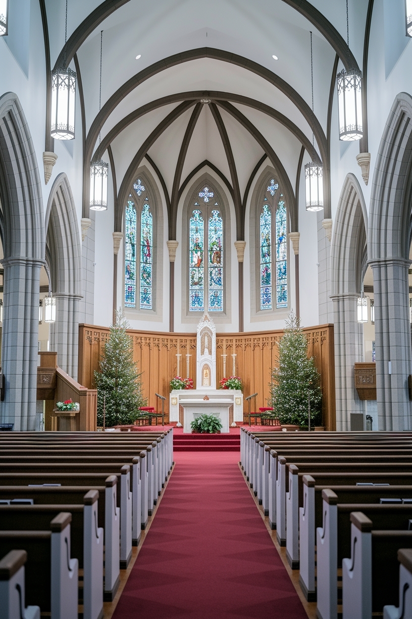 Elegant Christmas Outfit for Church Celebrations outfit idea