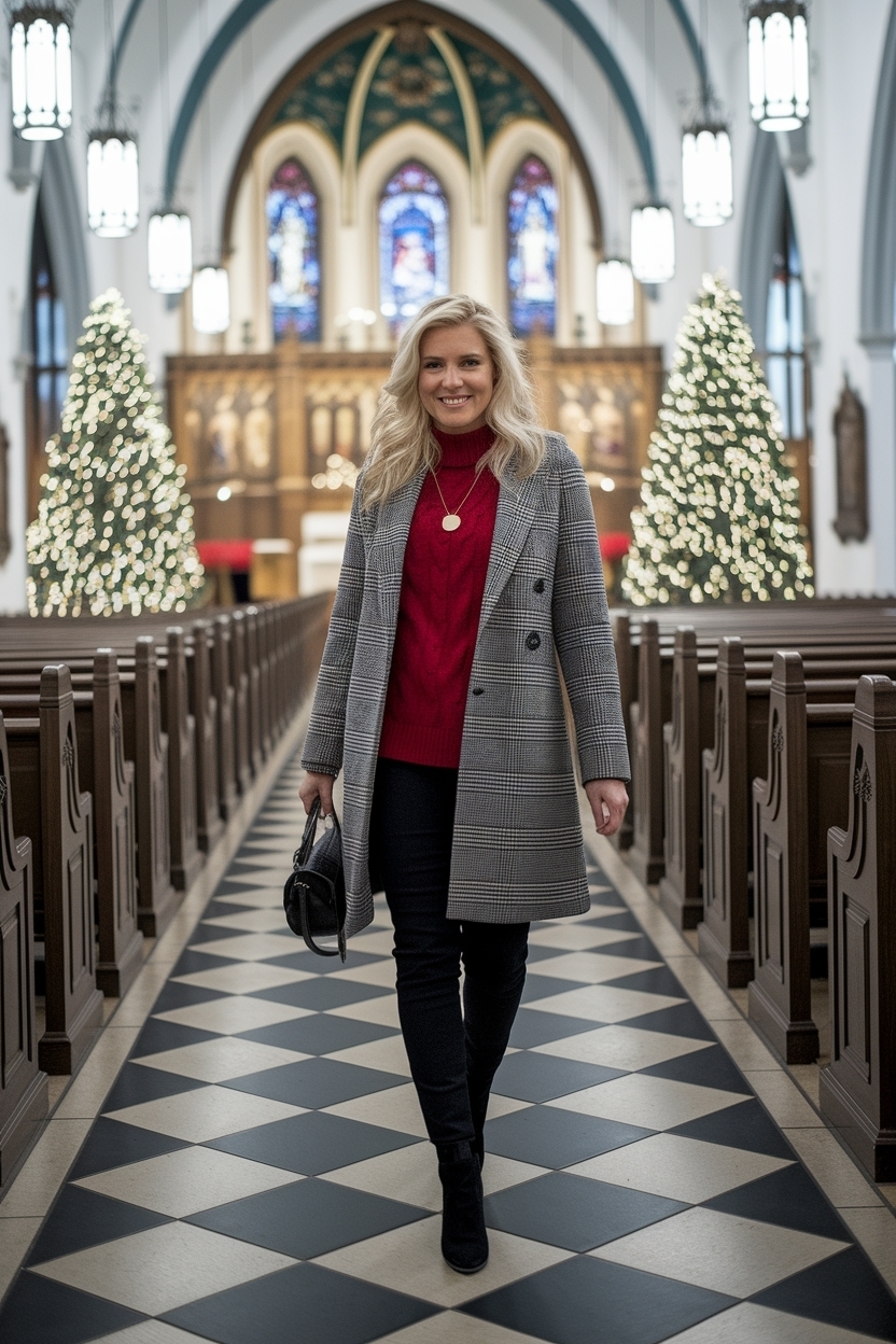 Christmas Outfit Ideas for Women Church: Festive Styles outfit idea