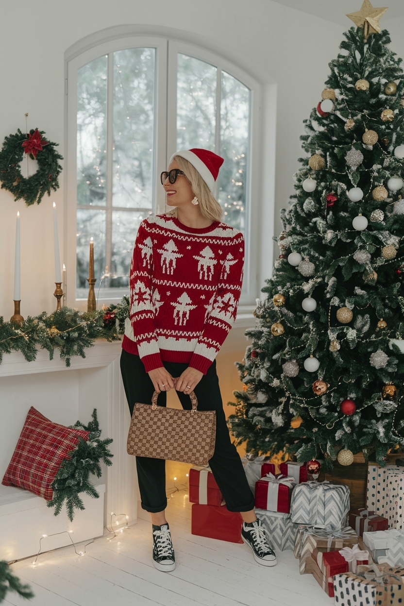 Casual Yet Chic Christmas Outfits Aesthetic for Any Gathering outfit idea