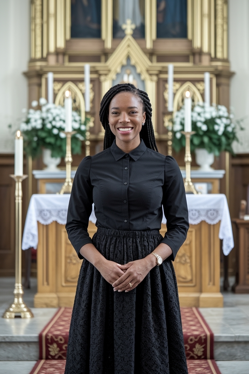 Church Outfit Black Women Dresses Modest: Chic and Elegant Looks outfit idea
