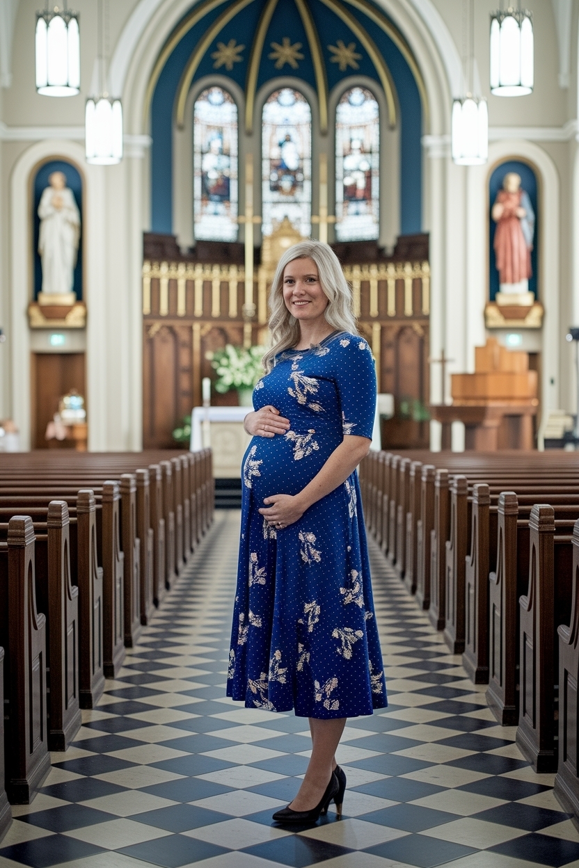 Church Outfit for Pregnant Women: Comfort Meets Style outfit idea