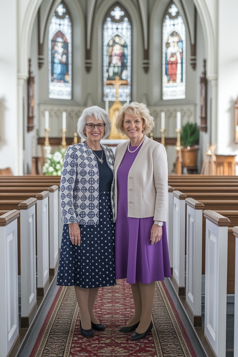 Stylish Church Outfit for Women Over 60: Timeless Options outfit idea