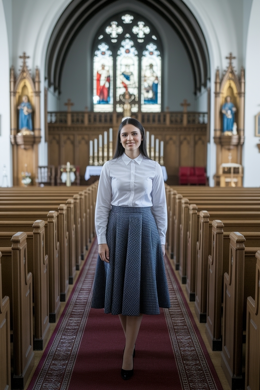 Simplicity at Its Best: Church Outfit for Women Simple outfit idea
