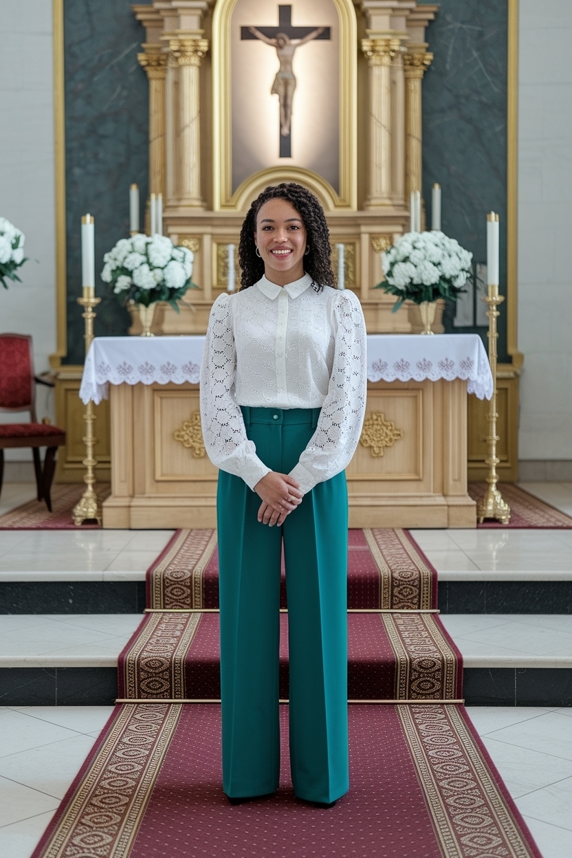 Versatile Church Outfit for Women with Pants Ideas outfit idea