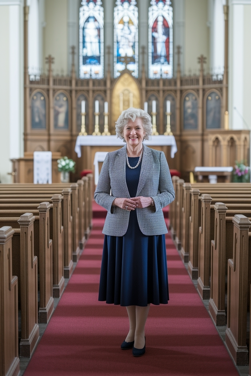 Church Outfit Women Over 50 for Graceful Elegance outfit idea