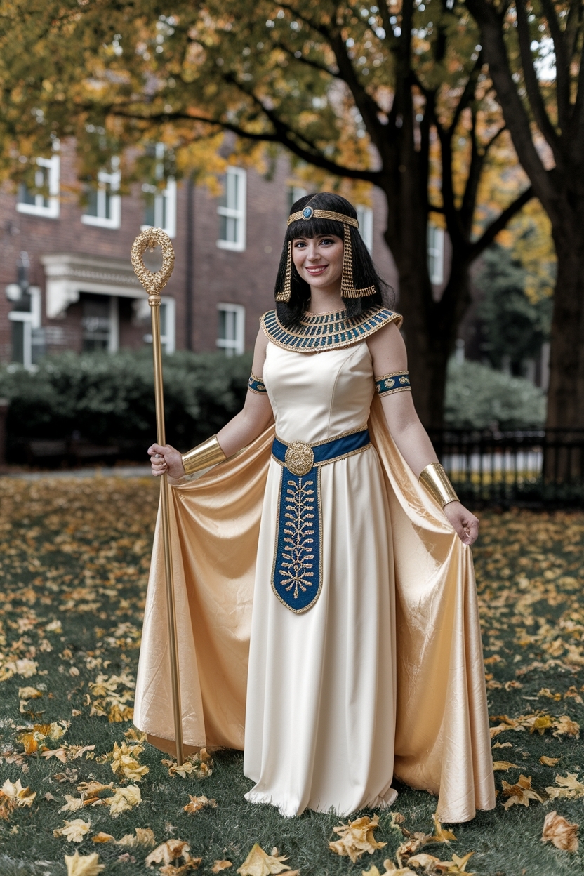Stunning Cleopatra Halloween Costume Ideas for College Students