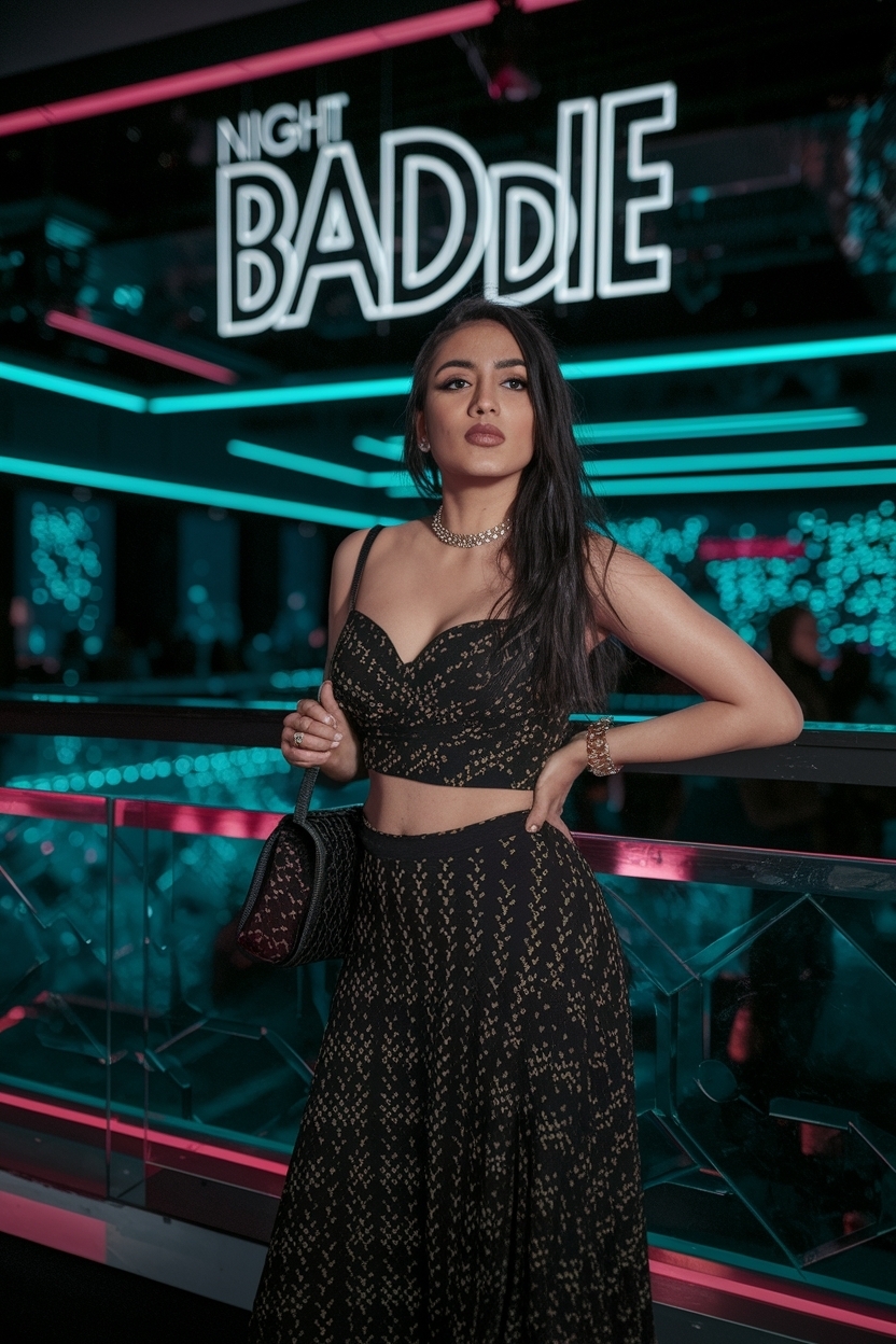 Club Outfits for Women Night Baddie Indi: Cultural Styles outfit idea