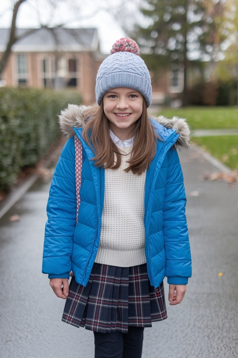Cold Weather Outfits for School Days This Winter outfit idea
