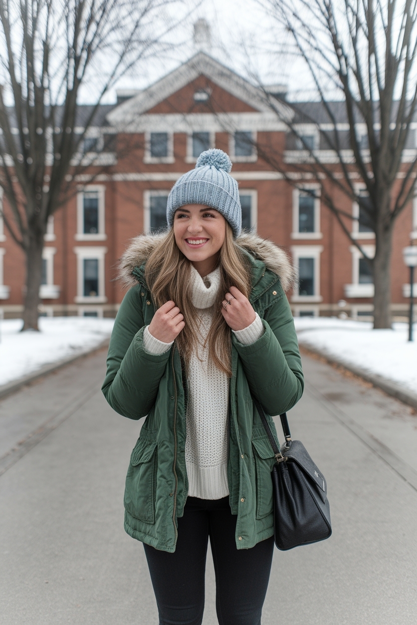 College Winter Outfits Cold Weather: Campus Chic Ideas outfit idea