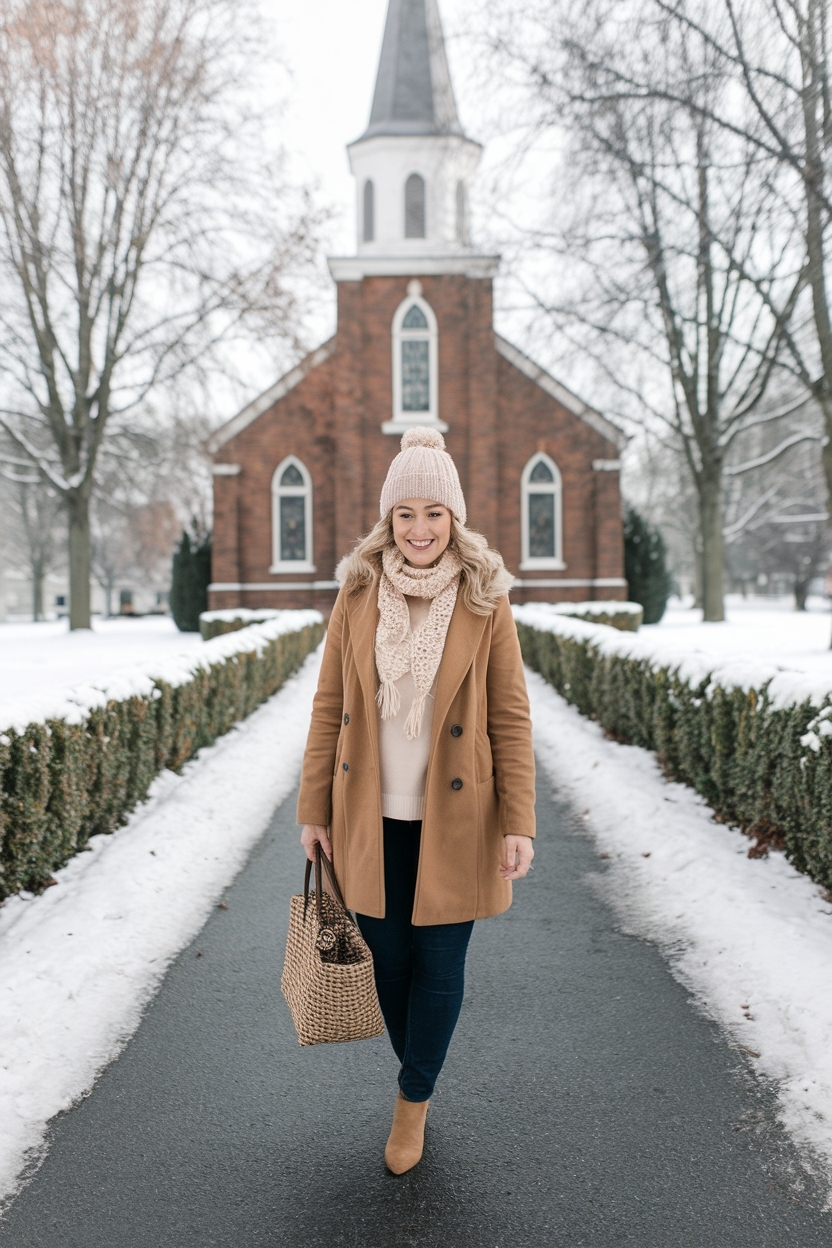 Comfy Church Outfit Winter: Stay Warm and Fashionable outfit idea