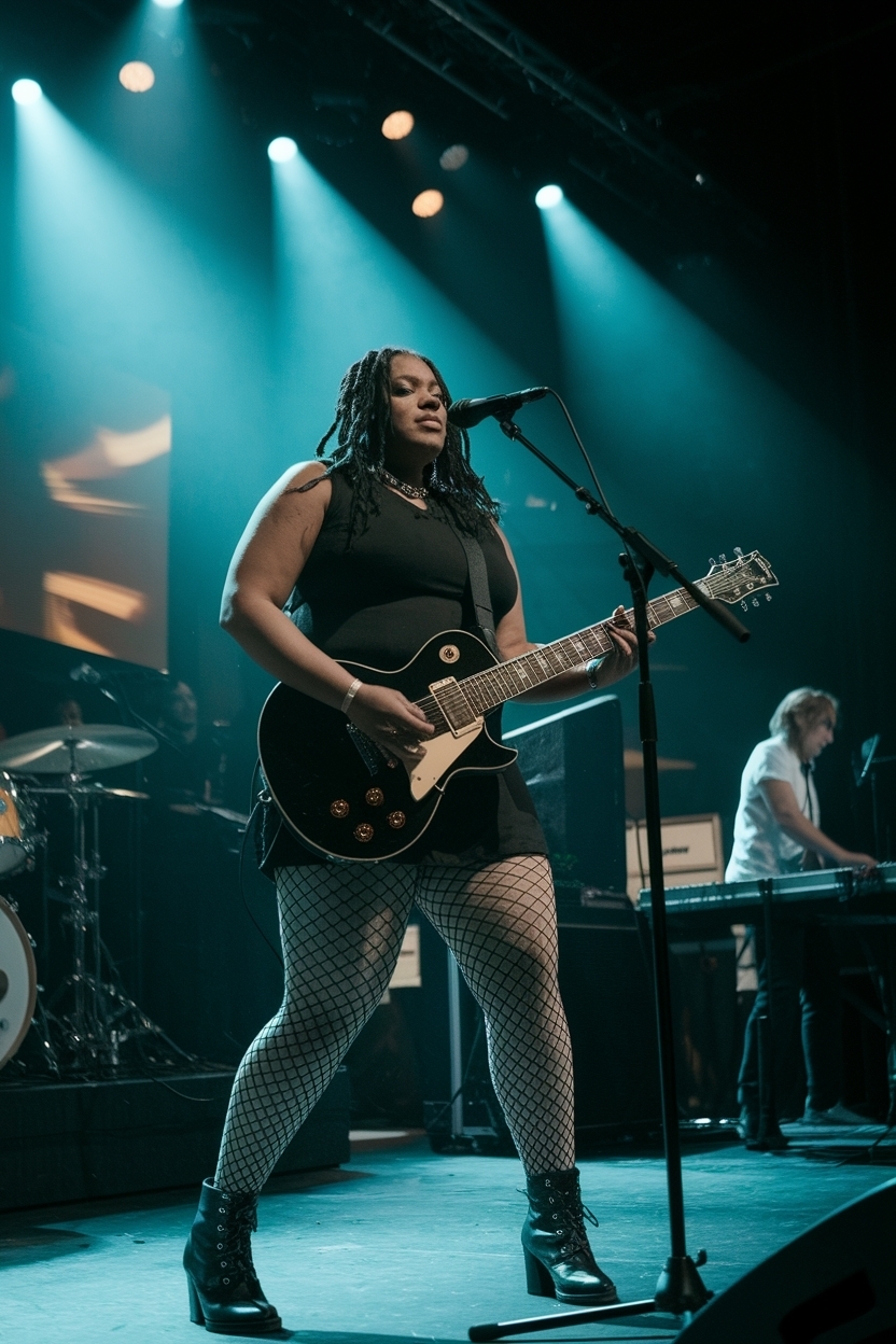 Concert Outfit Black Women Plus Size: Chic and Comfortable outfit idea