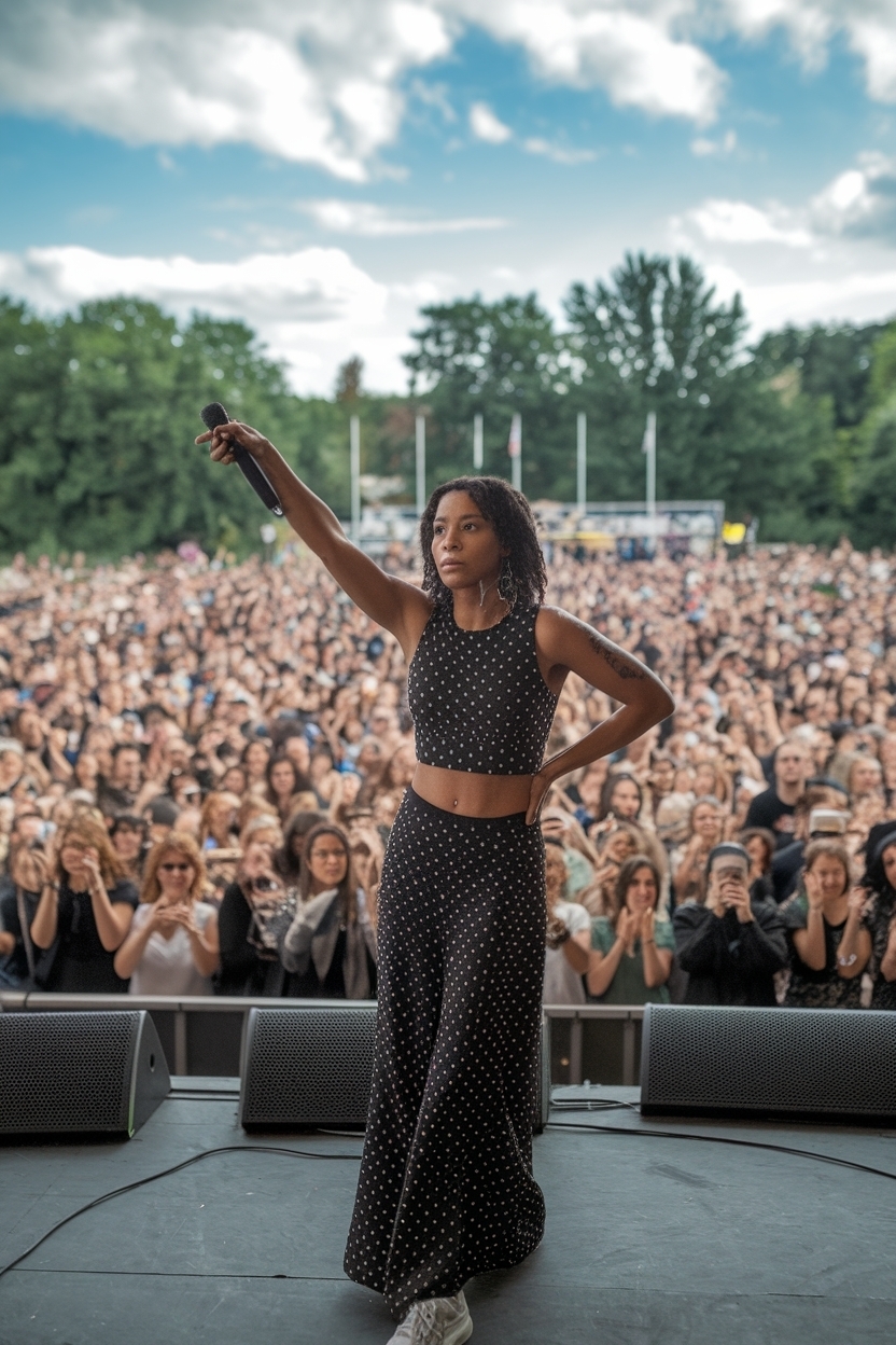 Concert Outfit Black Women Summer: What to Wear outfit idea