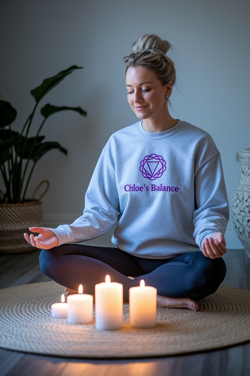 Creating a Custom Chakra Balance Crewneck Style outfit idea