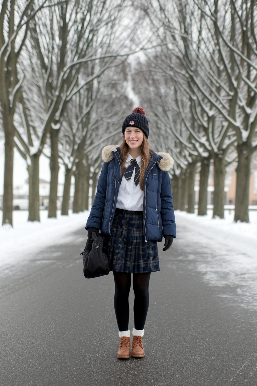 Cute Winter Fits for School: Stay Stylish and Warm outfit idea