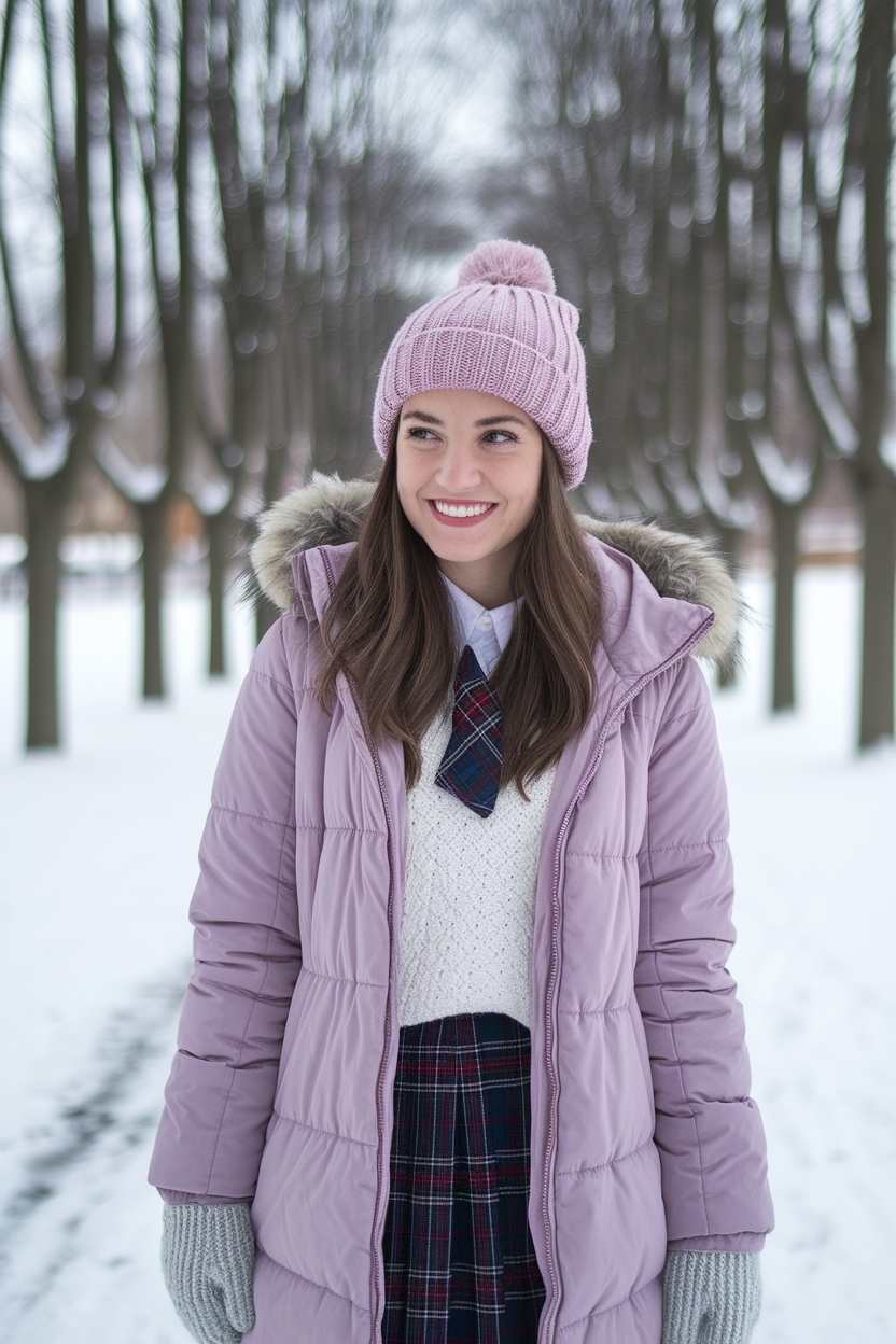 Cute Winter Outfits for School: Cozy Yet Fashionable outfit idea