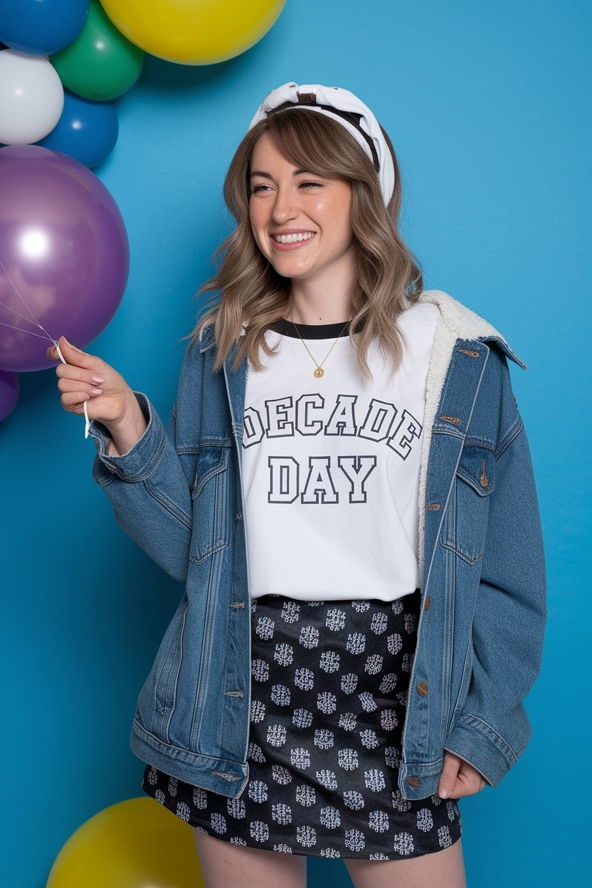 Decade Day Outfits Spirit Week: Embrace the 80s Vibe outfit idea