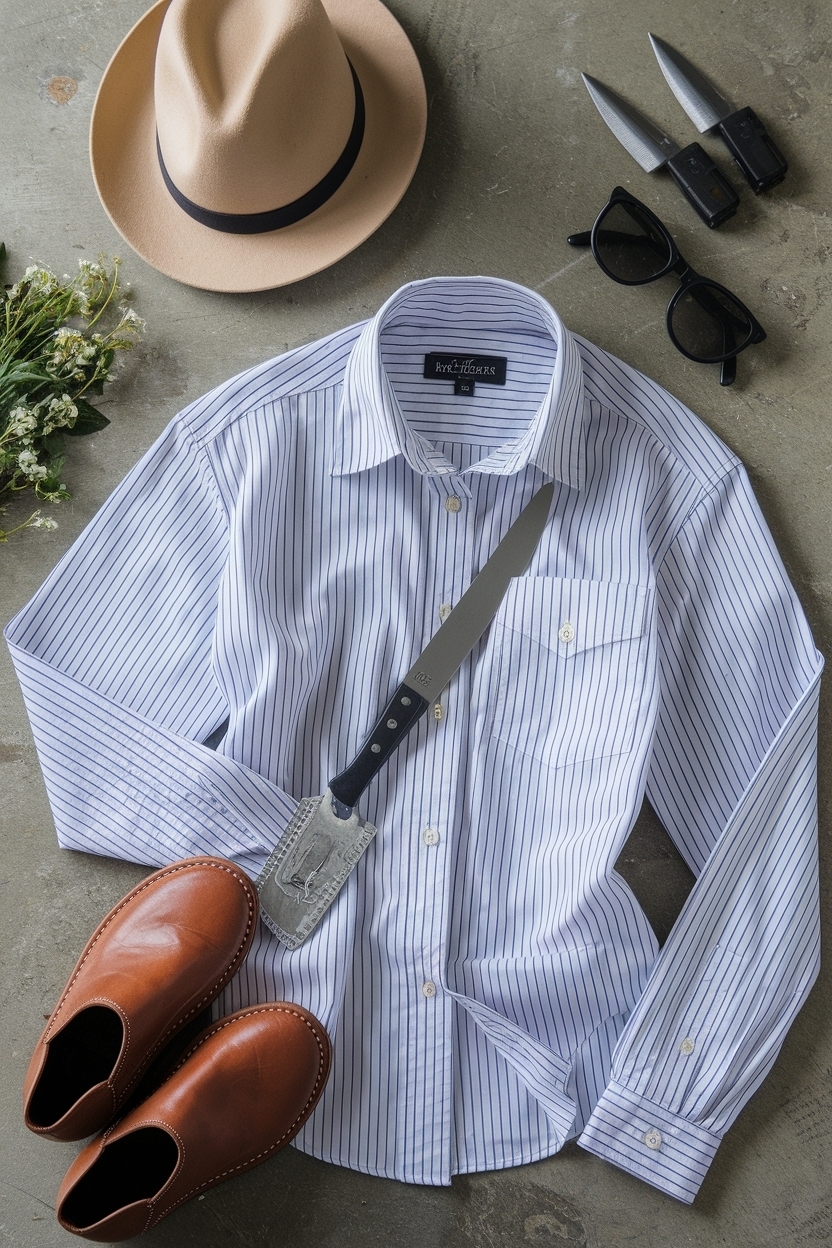 Different Ways to Cut a Shirt for a Trendy Look outfit idea