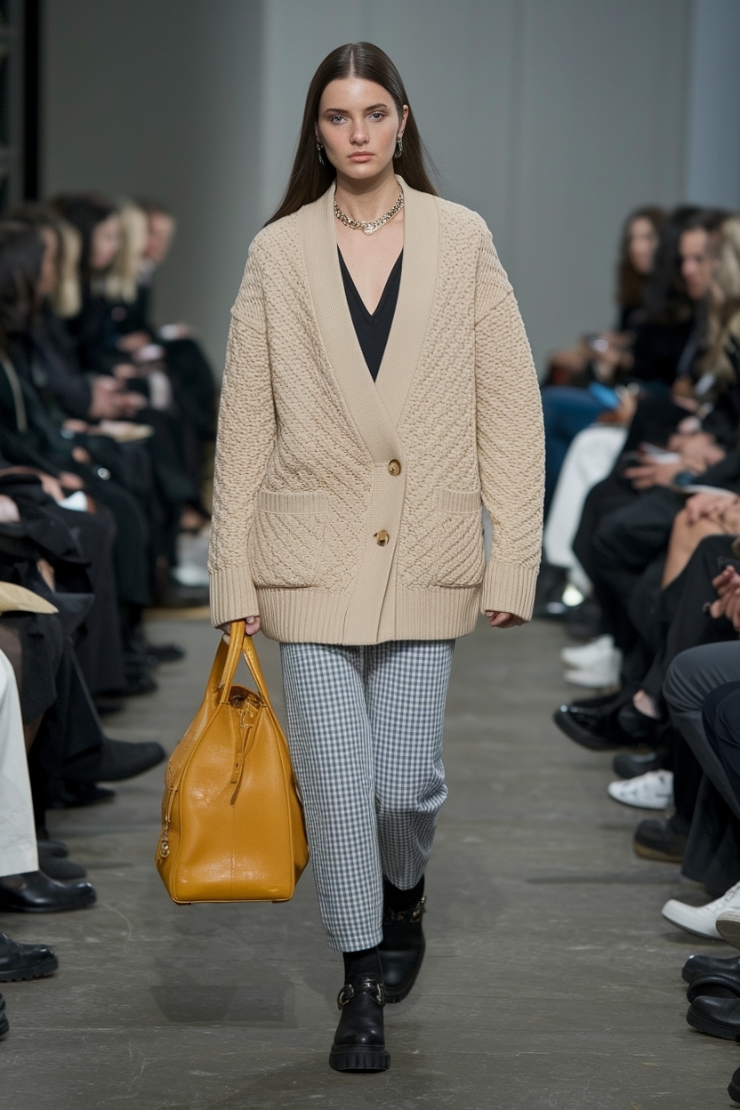 Double Breasted Cardigan Outfit Women: Fashion Forward Looks outfit idea