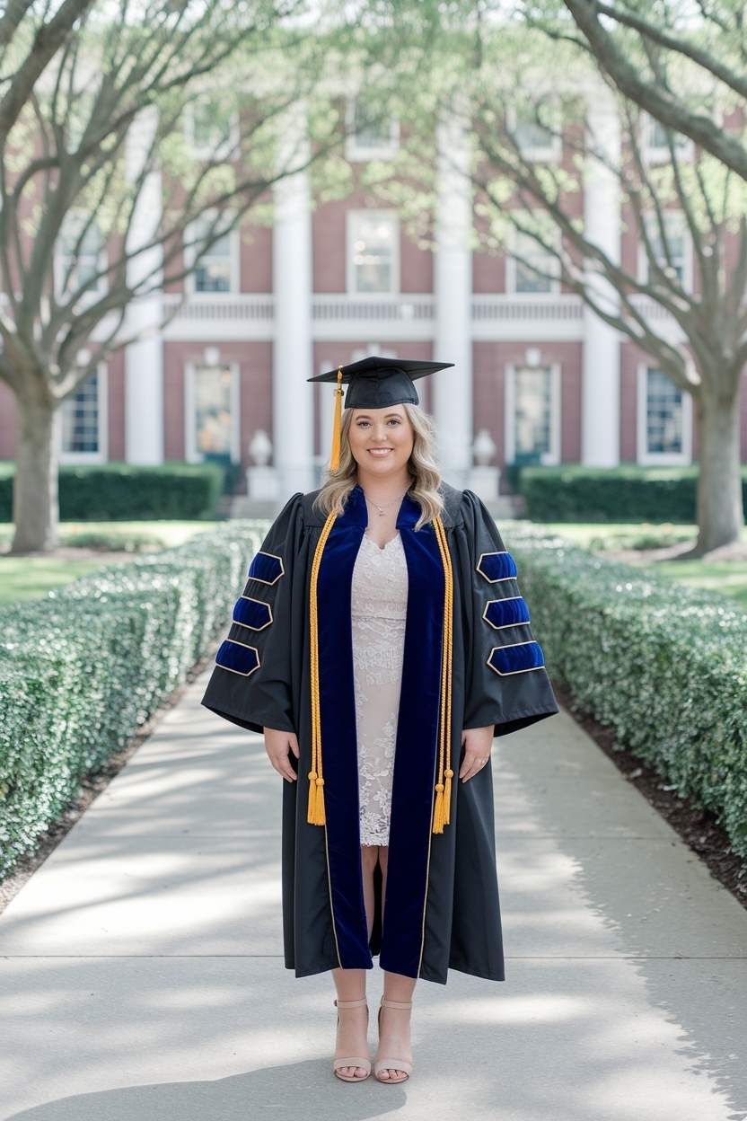 Dress for Oversize Women Graduation: Flattering Picks outfit idea