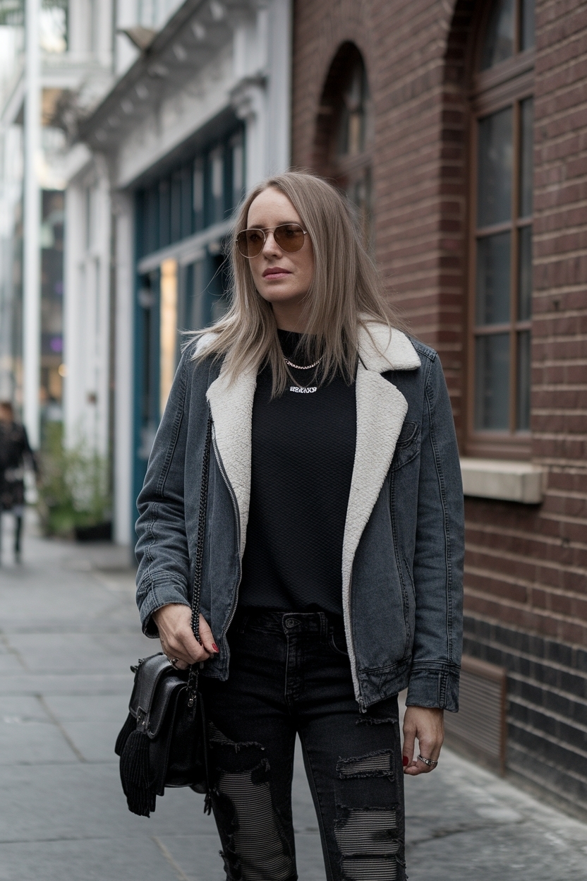 Edgy Outfits for Women Over 30 Grunge: Bold Styles outfit idea