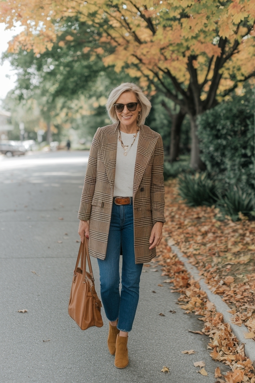 Fall Casual Outfits Women Over 40 Jeans Styles outfit idea
