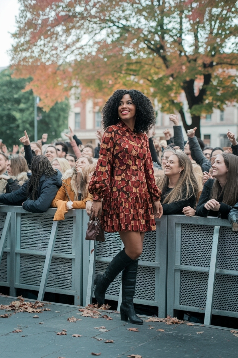 Fall Concert Outfit Black Women: Fashionable Choices for Autumn outfit idea