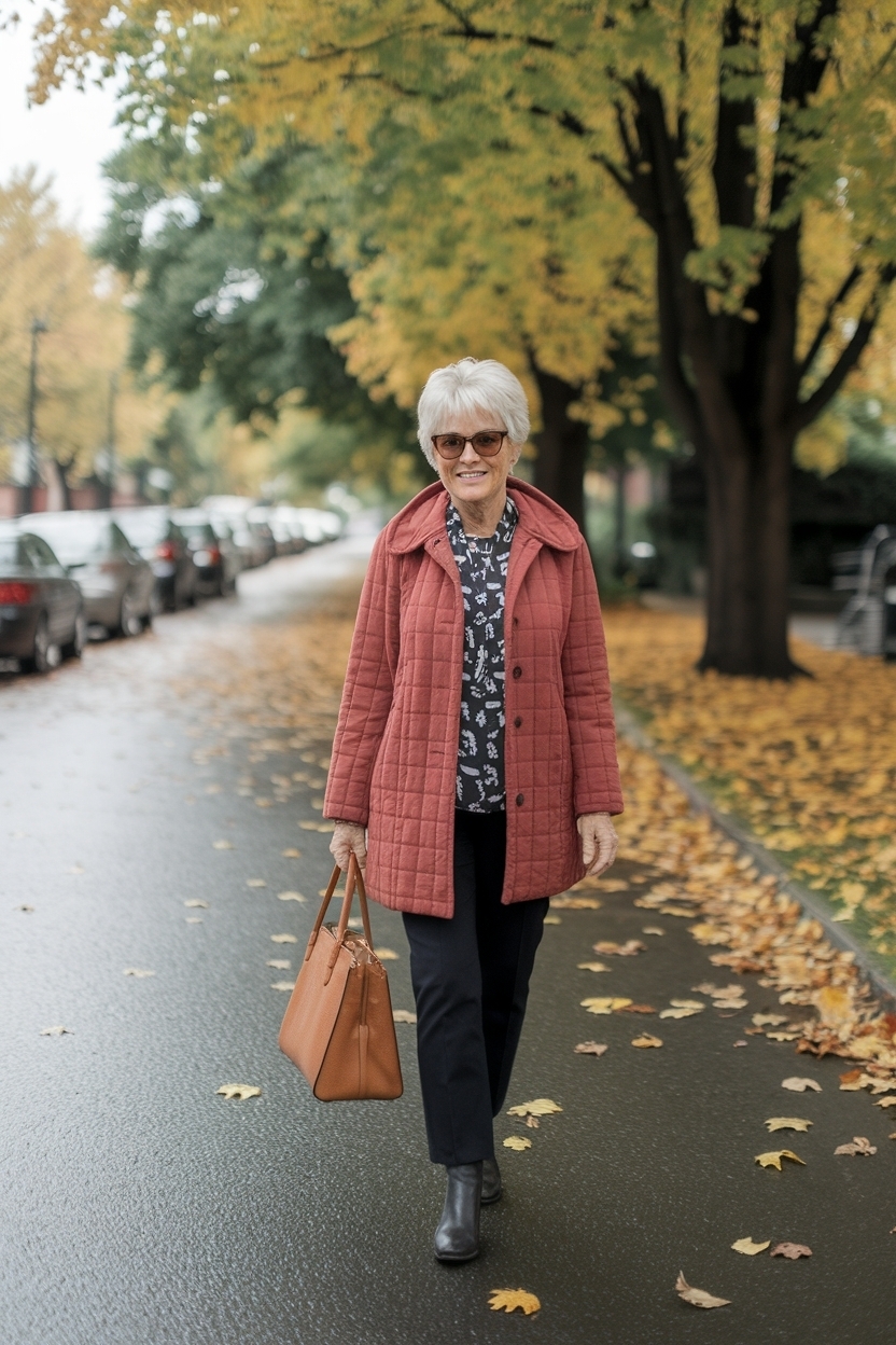 Fall Fashion Women Over 50 Must-Have Styles outfit idea