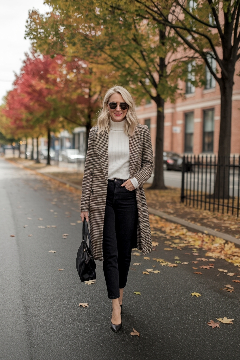 Stylish Fall Outfit with Black Jeans for Effortless Fashion outfit idea