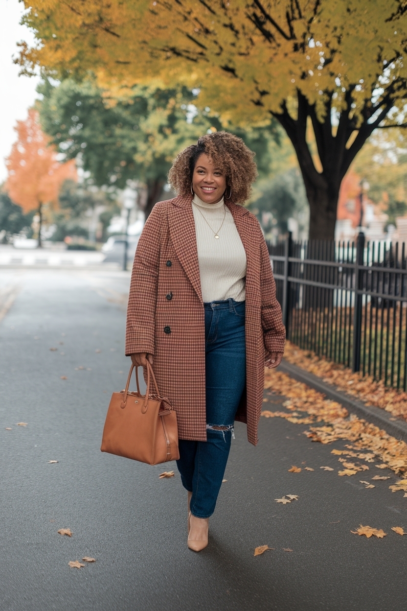 Stylish Fall Outfits for Curvy Women You’ll Love outfit idea