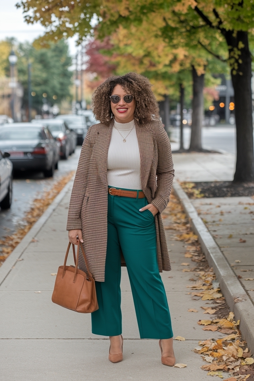 Fall Outfits Women Over 40 Casual Curvy: Flattering Options outfit idea