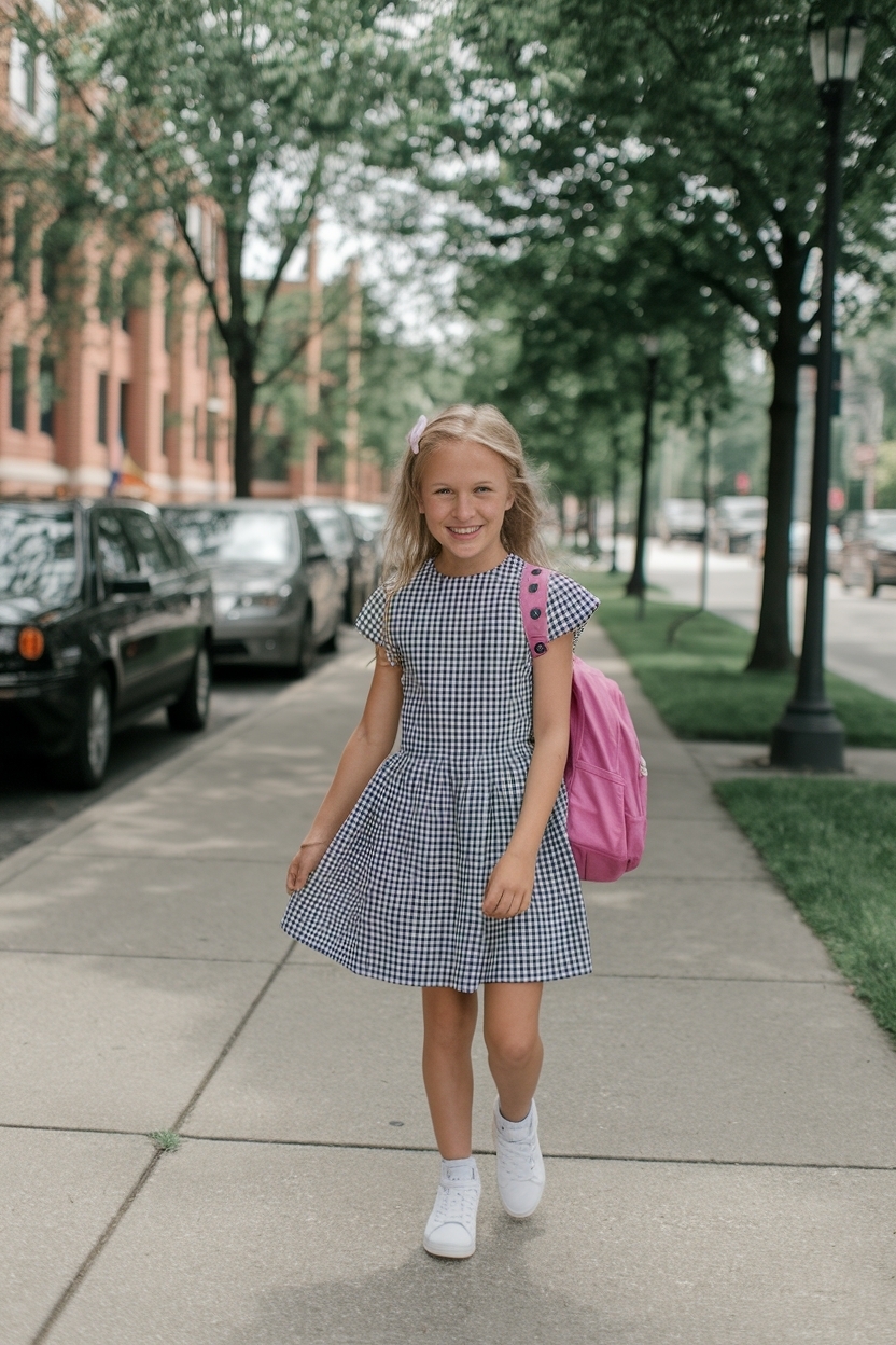 First Day of School Dress to Impress: Back-to-School Style outfit idea