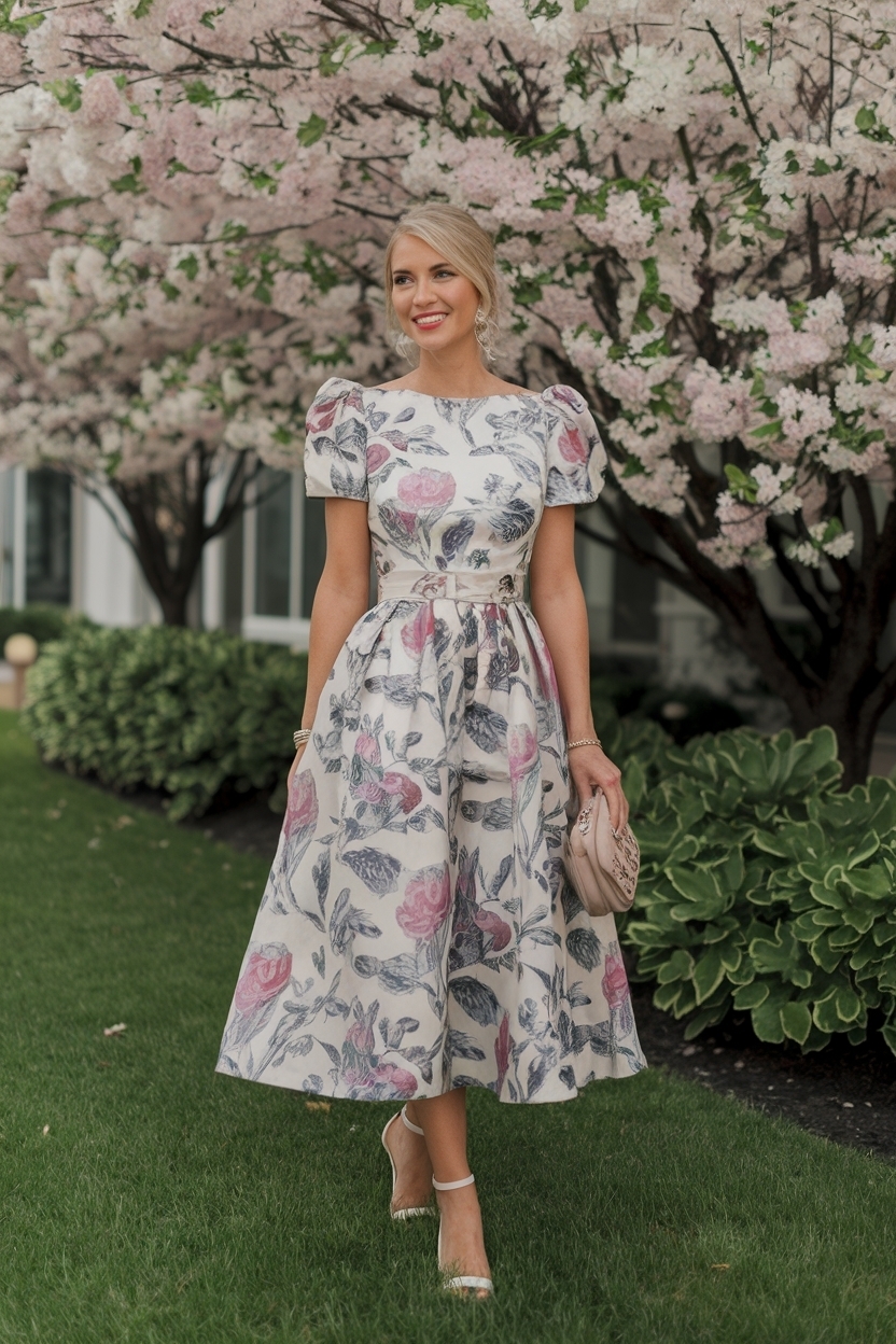 Formal Spring Wedding Guest Dress: Trends and Inspiration outfit idea