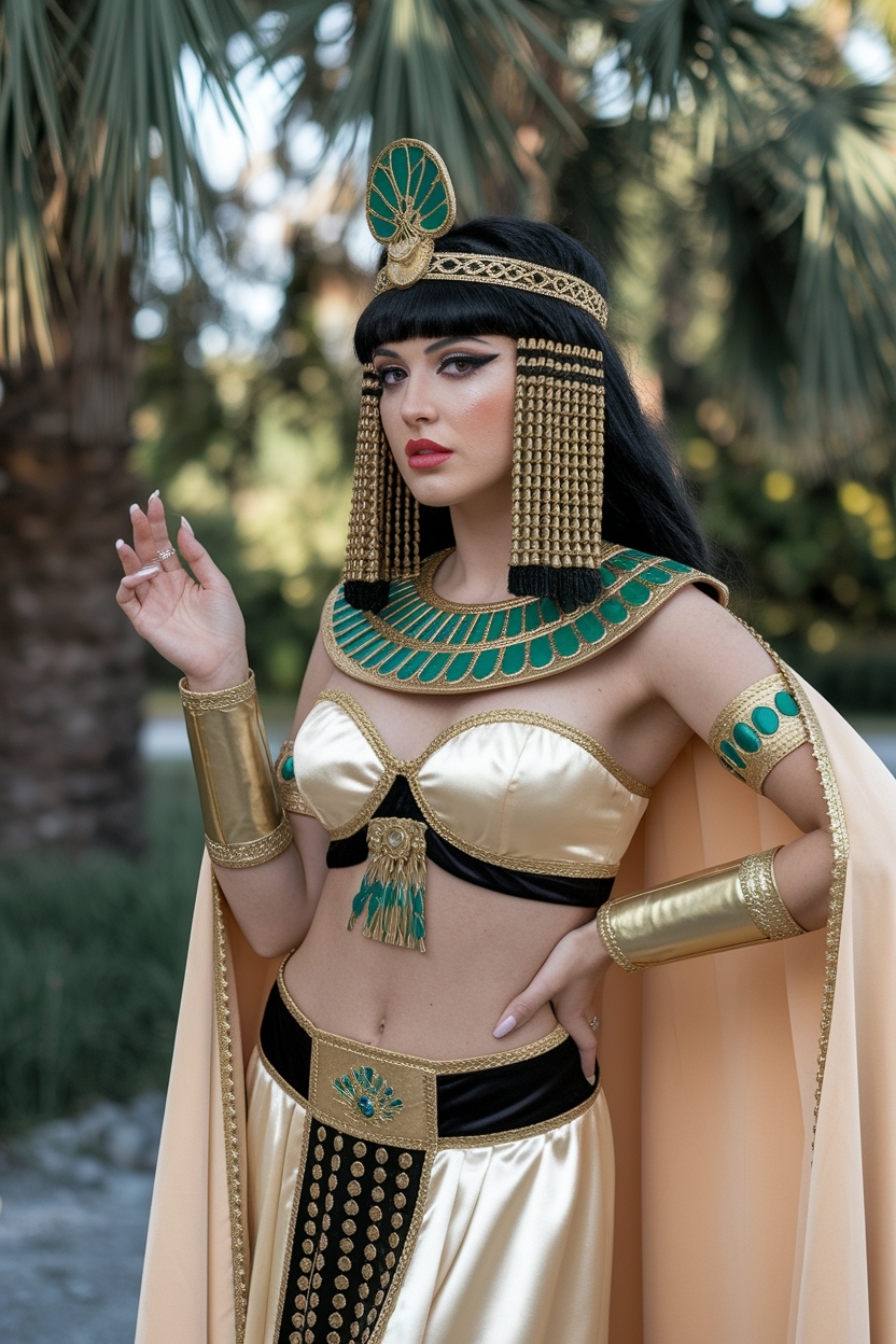 Rock the Night in a Foxy Cleopatra Halloween Costume