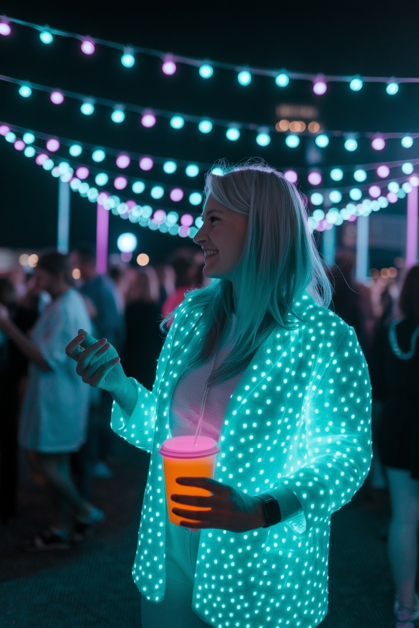 Glow in the Dark Party Ideas Outfit: Stand Out in Style outfit idea