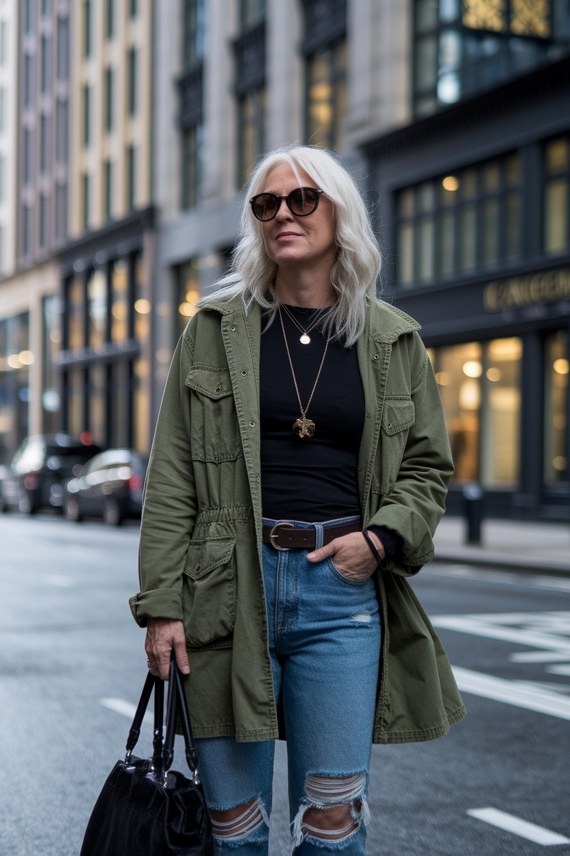 Trendy Grunge Outfits Women Over 40 Will Love outfit idea
