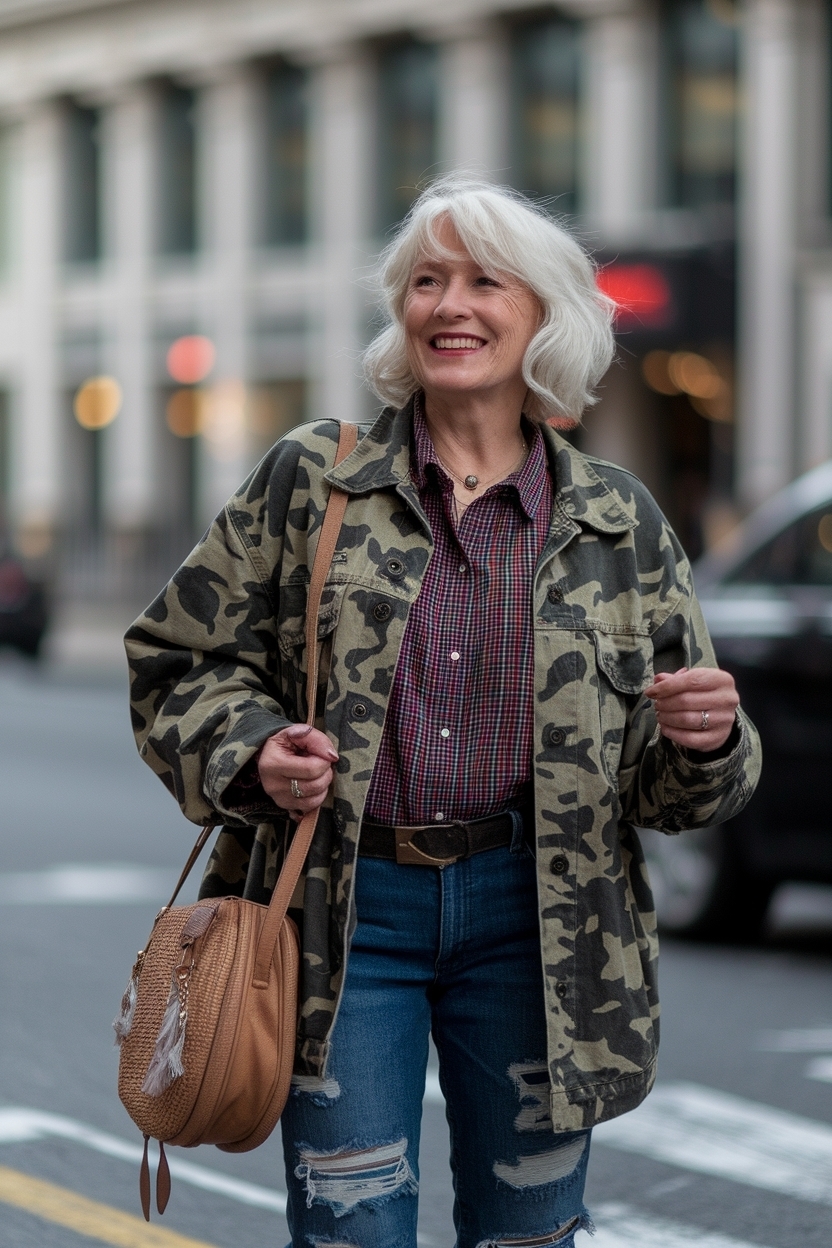 Grunge Outfits Women Over 50: Stylish and Timeless Looks outfit idea