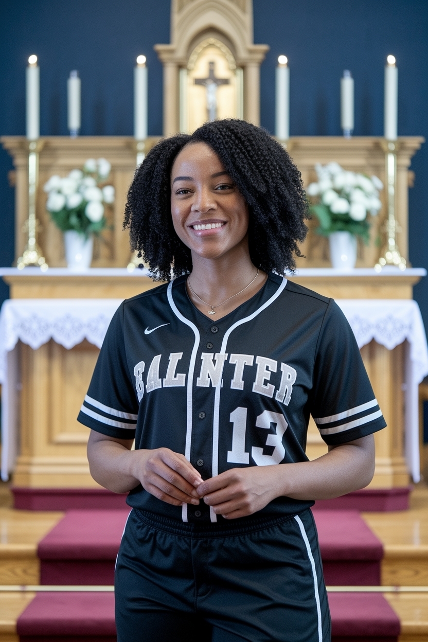 Jersey Outfit Black Women Church: Sporty and Stylish outfit idea